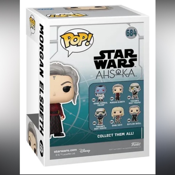 Funko Pop Star Wars Morgan Elsbeth Red and Black - Picture 2 of 4